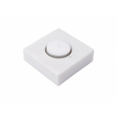 White Square Marble Tea Light Candle Holder