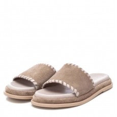 Carmela Taupe Suede Ladies Sandals