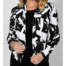 Frank Lyman Jacket Black White