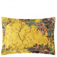 Ashley Wilde Timorous Beastie Bloomsbury Garden Cadmium Duvet Cover