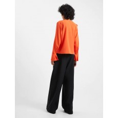 French Connection Crepe Light Asymm Frill Shirt
