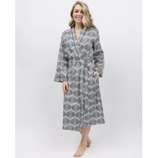 Nicole Robe Black Print