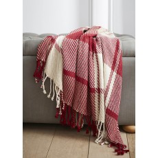 Dylan Cranberry Red Throw 150 x 200cm