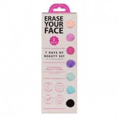 Danielle Creations Erase Your Face 7 Days Of Beauty Brights Reusable Makeup Removing Cloths
