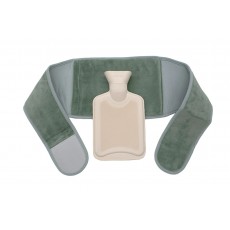 Aroma Home Green Fleece 3 in 1 Hot Water Bottle Body Wrap