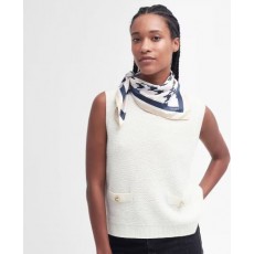 Barbour Houndstooth Head Neck Scarf