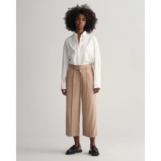 Gant Wide Cropped Belted Pants