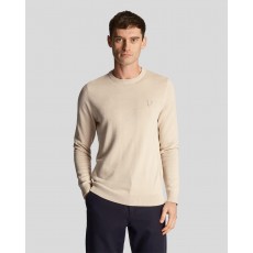 Lyle & Scott Tonal Eagle Cotton Crew Neck Jumper