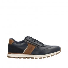Rieker Zipped Leather Trainer