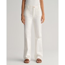 Gant Slim Flare White Jeans