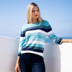 Marble Multi Stripe Sweater