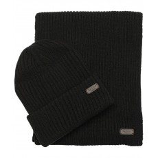 Barbour Crim Beanie Scarf Gift Set