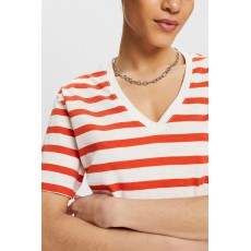 Esprit Stripe V-Neck T-shirt
