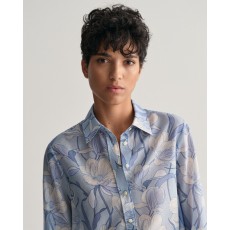 Gant Reg Magnolia Print Cot Silk Shirt