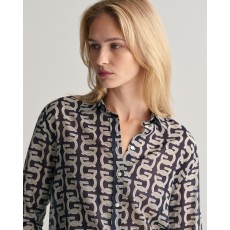 Gant Rel G Pattern Cot Silk Shirt