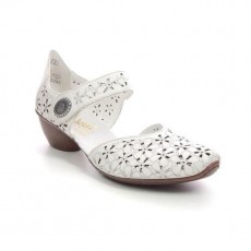 Rieker Floral Cross Over Shoe