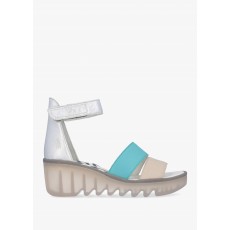 Fly London Bono Sandal Cloud/Turq/Silver