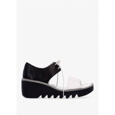 Fly London Bilu Sandal White/Black