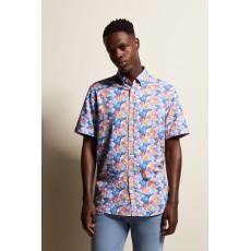 Bugatti Casual Pattern Shirt Short Sleeve