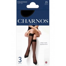 Charnos 15Den Sheer Knee Highs 3pp