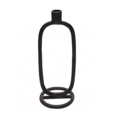 Oval CandleHolder Black