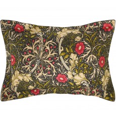 Morris & Co Seaweed Black Standard Pillowcase Pair