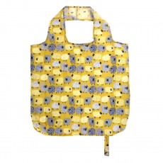 Dotty Sheep Yellow Packable Bag