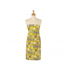 Dotty Sheep Yellow PVC Apron