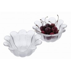 Dartington Crystal Daisy Dish Pair