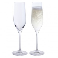 Dartington Crystal Wine & Bar Flute Pair