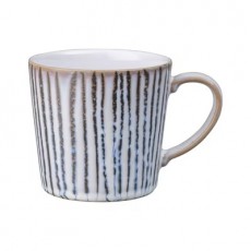 Denby Handcrafted Light Grey Vertical Wax Large Mug