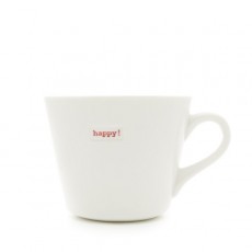 Keith Brymer Jones Mug-Happy!-Red