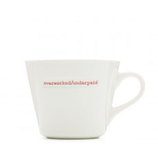 Keith Brymer Jones Mug-Overworked/Underpaid