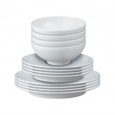 Denby Porcelain Arc 12pc Tableware Set-Constance