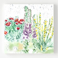 Ceramic Coaster Pack4-Floral Splash