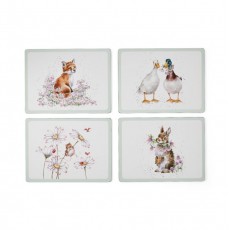 Wrendale Placenat Rectangle Set of 4 Wild Flower