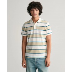 Gant Stripe Pique Ss Polo