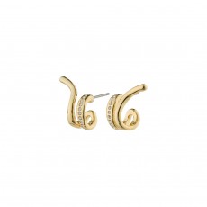 Pilgrim Nadine Recycled Earrings Gold-Plated