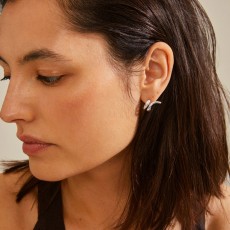 Pilgrim Nadine Recycled Earrings Silver-Plated