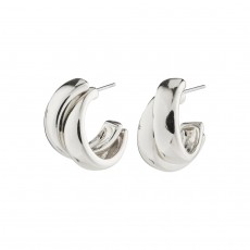 Pilgrim Orit Recycled Earrings Silver-Plated