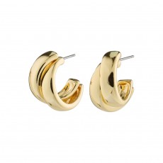 Pilgrim Orit Recycled Earrings Gold-Plated