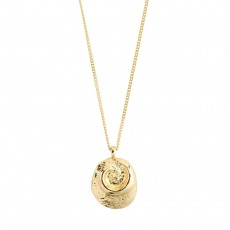 Pilgrim Sea Recycled Necklace Gold-Plated