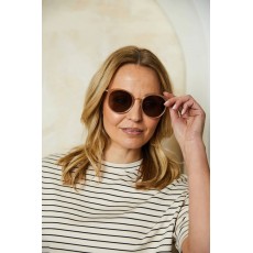 Elie Beaumont-Sunglasses Taupe Retro