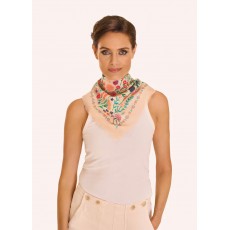 Powder Wild Flowers Cotton Bandana Coconut