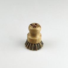 Bamboo Pot Brush Thistle Trio