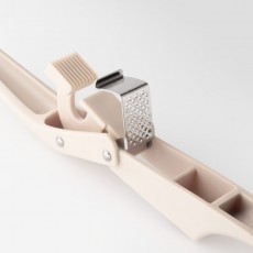 Taylor's Eye Witness Dual Garlic Mincer And Slicer Oyster