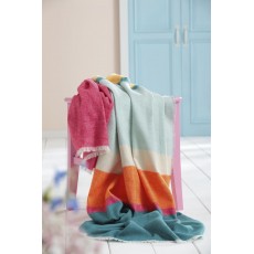 Happy Stripe Cotton Rich Throw 130 x170cm
