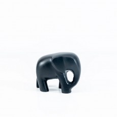 Tilnar Elephant Medium 7cm Matt Black