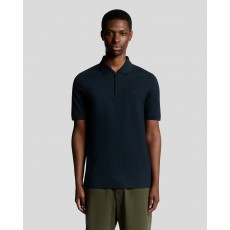 Lyle & Scott Superfine Pique Zip Polo Shirt