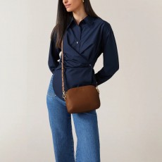 Radley Dukes Place Medium Ziptop Crossbody Saddle